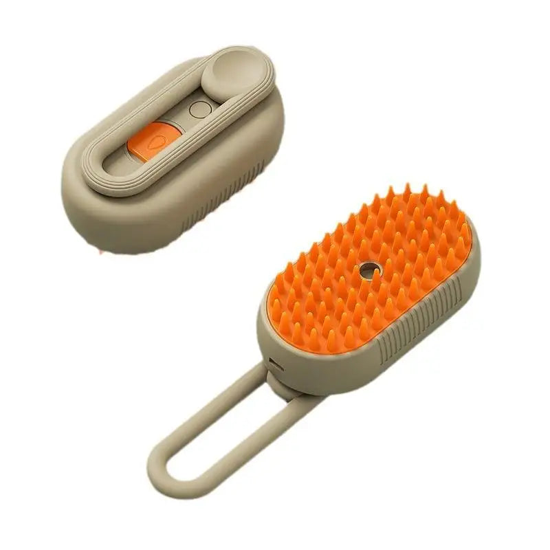 Revolutionize Your Pet Grooming Routine with the 2024 Pet Electric Spray Massage Comb Brush - Efficient, Battery-Powered Hair Removal for Cats and Dogs