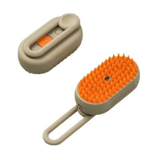 Revolutionize Your Pet Grooming Routine with the 2024 Pet Electric Spray Massage Comb Brush - Efficient, Battery-Powered Hair Removal for Cats and Dogs